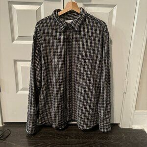 Corridor Plaid Long Sleeve Button Size Woven (Size XL)